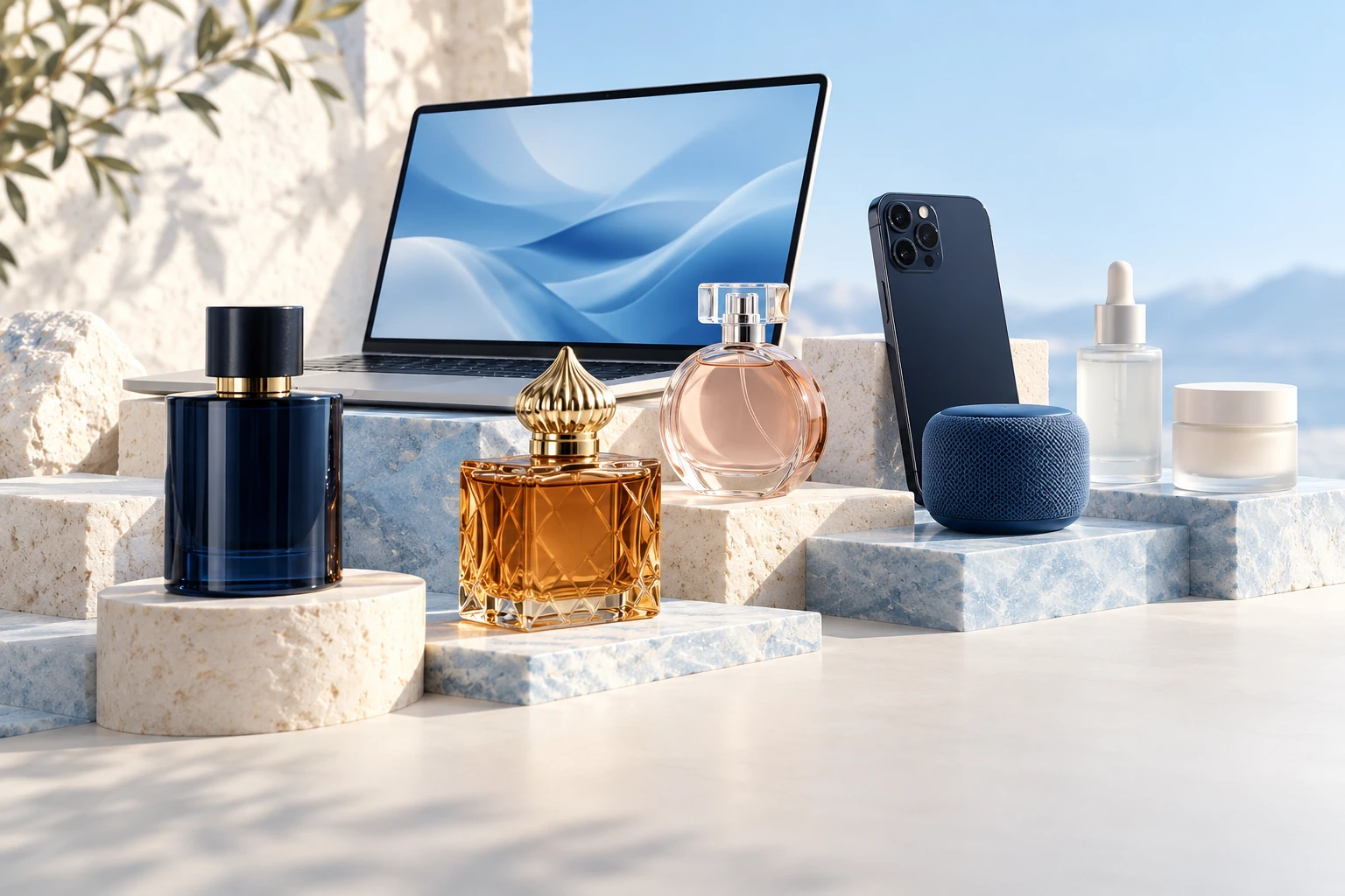 Perfumes, tecnología y skincare: una selección que representa el catálogo de Argie